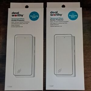 Two Tempered Glass Screen Protector for Samsung S24+